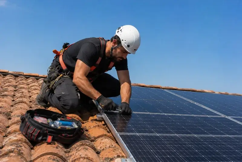 Maintenance et monitoring de panneaux solaires en Var