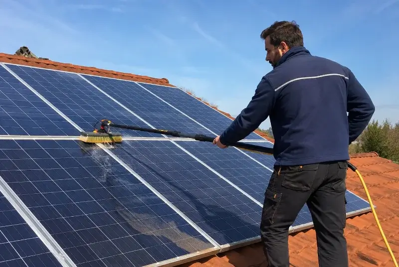 Nettoyage et entretien de panneaux solaires en Var